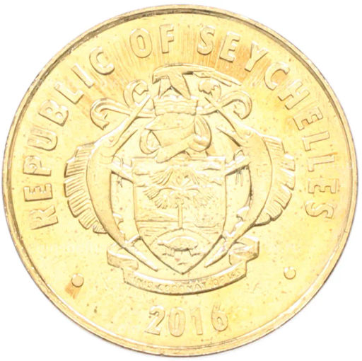 Монета 5 центов 2016 года Сейшелы