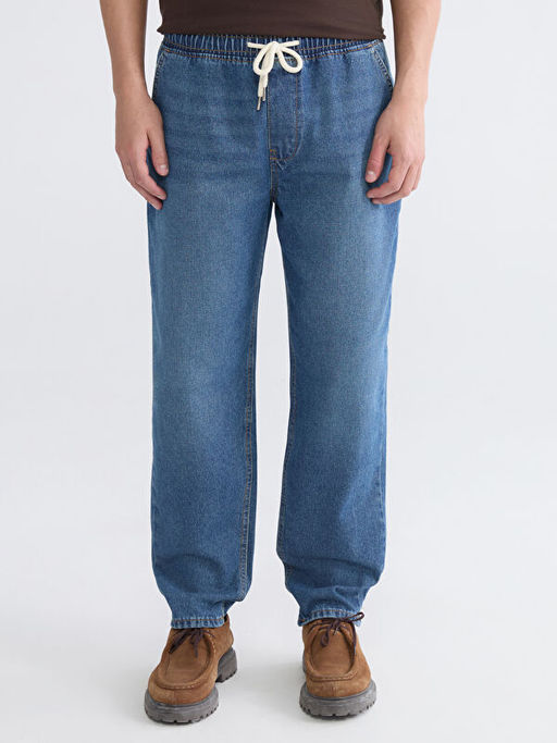 Loose Fit Erkek Jean Pantolon