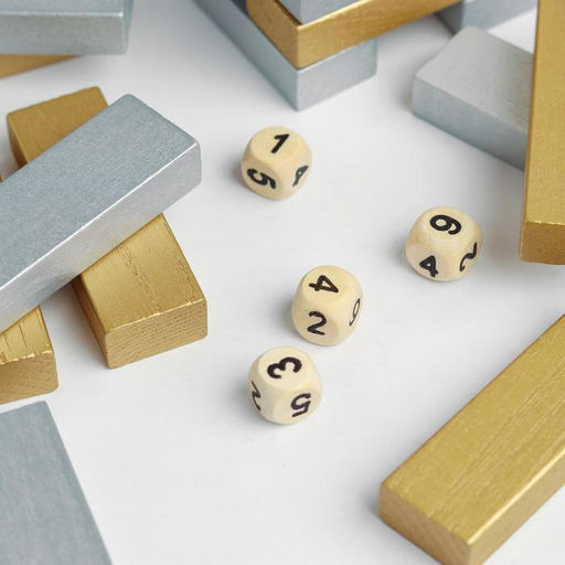 Головоломка дженга Золото-серебро 8830 см - Simaland фото 3