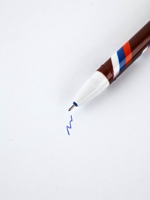 Цена за 12 шт. Ручка пиши-стирай, синяя паста, гелевая, 0.5 мм, пластик С Днём Защитника Отечества - Artfox фото 4