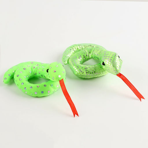 Мягкая игрушка Змея блестящая, 11 см, цвет зелёный - Simaland фото 9