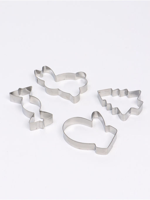 Формы для вырезания печенья «Новогодние сладости», набор 10 шт., нержавеющая сталь