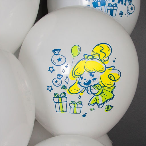 Шар латексный 12" «С днём рождения! Время праздника!», набор 25 шт., МИКС