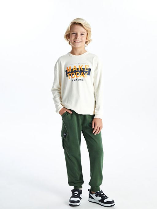 Beli Lastikli Erkek ?ocuk Jogger E?ofman Alt? - Waikiki фото 2