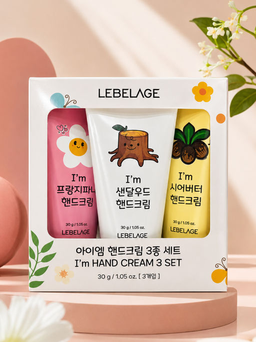 Lebelage Набор парфюмированных кремов для рук / Im Hand Cream, 3 шт. x 30 г