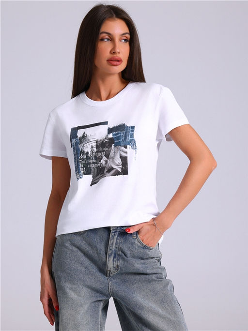 футболка 1ЖДФК2657001 - Апрель фото 4