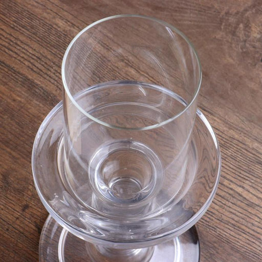 Стеклянный подсвечник на 1 свечу «Честность», прозрачный, 22×11×11 см