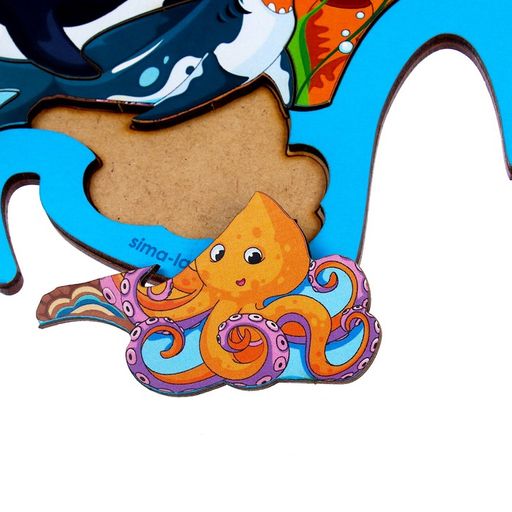 Рамка - вкладыш «Морские друзья», 20 деталей