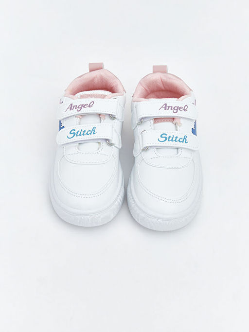 Angel ve Stitch Bask?l? K?z Bebek Spor Ayakkab?