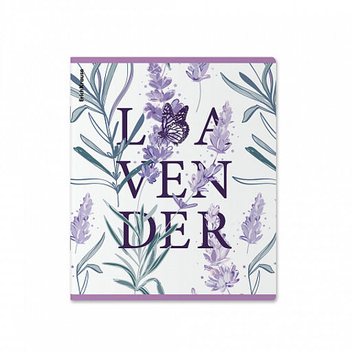 Цена за 5 шт. Тетрадь общая ученическая ErichKrause Lavender, 48 листов, клетка, выборочный УФ-лак_MIX-PACK фото 3