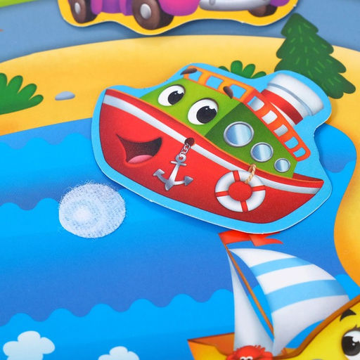 Книжка с липучками Ехали машины 12 стр. - Буква-ленд фото 6