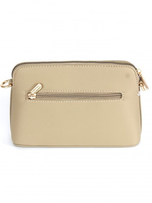 Сумка женская искусственная кожа DJ-СМ 7334-TAOS TAUPE, 1отд, плечевой ремень, бежевый SALE 263823 - Adelia фото 6