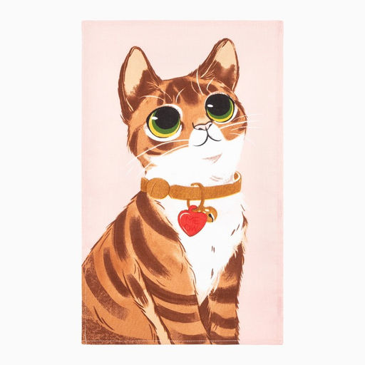 Набор полотенец кухонный Доляна Cats 35х60 см - 8 шт, 100% хлопок  фото 5