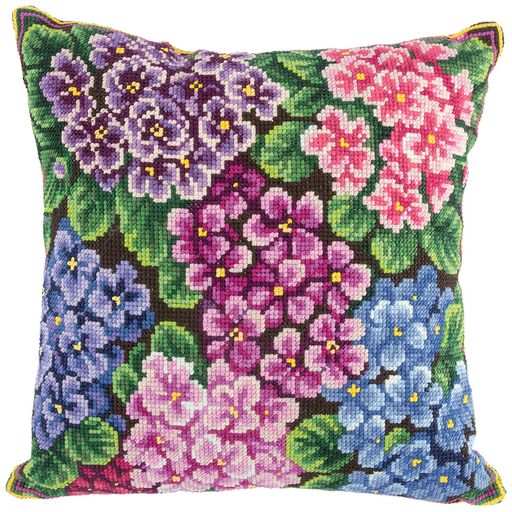 Набор для вышивания PANNA PD-1948 Подушка Фиалки 30 х 30 см