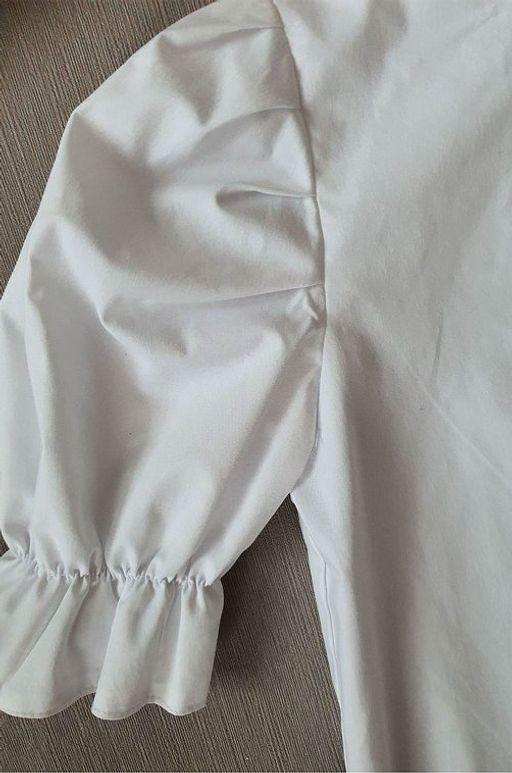 Хлопковая блузка из поплина для девочки Happyfox