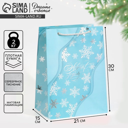 Пакет ламинированный Лёд, 21 30 15 см - Дарите счастье фото 8