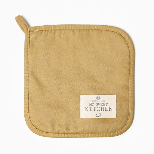 Прихватка ЭтельKitchen цв.коричневый, 19х19 саржа,100% х/л  фото 2