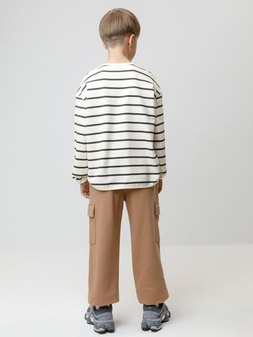 КР 400854/коричневый 1038 к586 брюки для мал