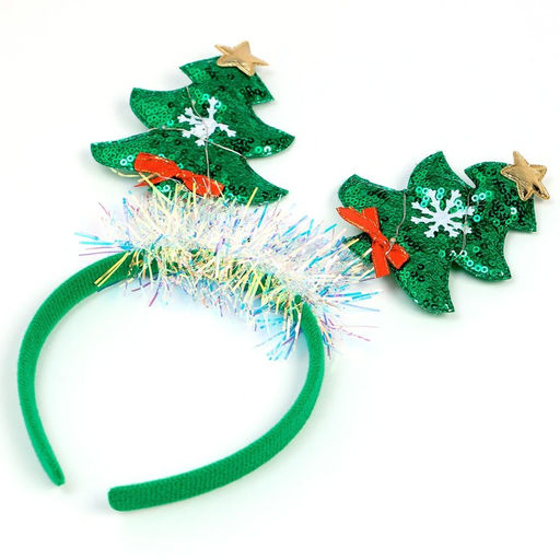 Ободок новогодний карнавальный «Ёлочки»