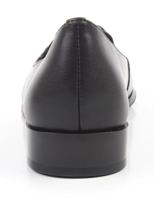 06-DLG03-1 BLACK Туфли женские (натуральная кожа)