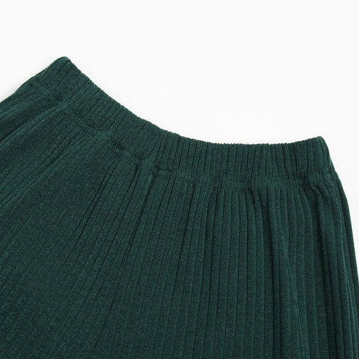 Костюм женский (лонгслив, брюки) MINAKU: Casual Collection, зелёный, размер 42