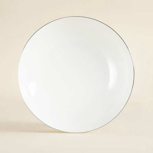 Тарелки глубокие SL Home «Каскарон», 700 мл, d=20 см, набор 2 шт., костяной фарфор, белые