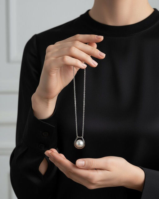 Кулон из стали на цепочке