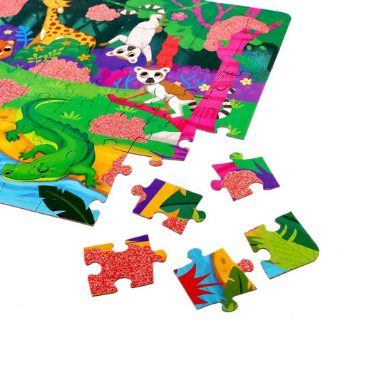 Цена за 2 шт. Пазл «Собери, найди, покажи. Джунгли», 88 элементов