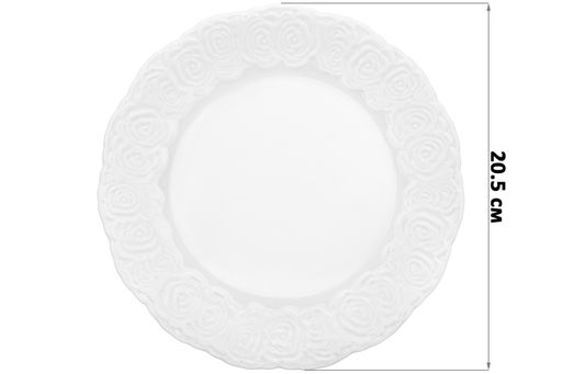 Набор тарелок для закуски 2 пр. 20,5*20,5*1,8 см Розы - Elan gallery фото 3