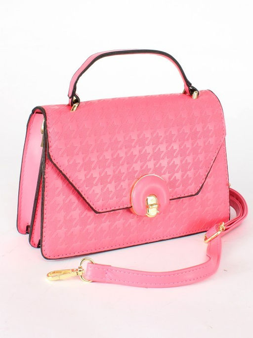 Сумка женская искусственная кожа Ch&K-1069, 1отд, плечевой ремень, розовый SALE 255051 - Adelia фото 6