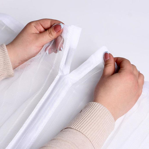 Сетка москитная для дверей, 100×210 см, на магнитах, белая