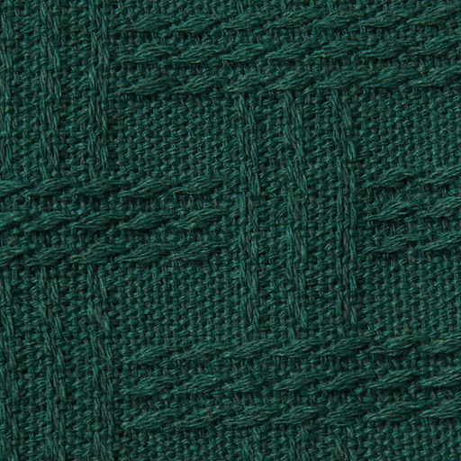 Плед с бахромой «Этель» Emerald, 130×180 см, жаккард