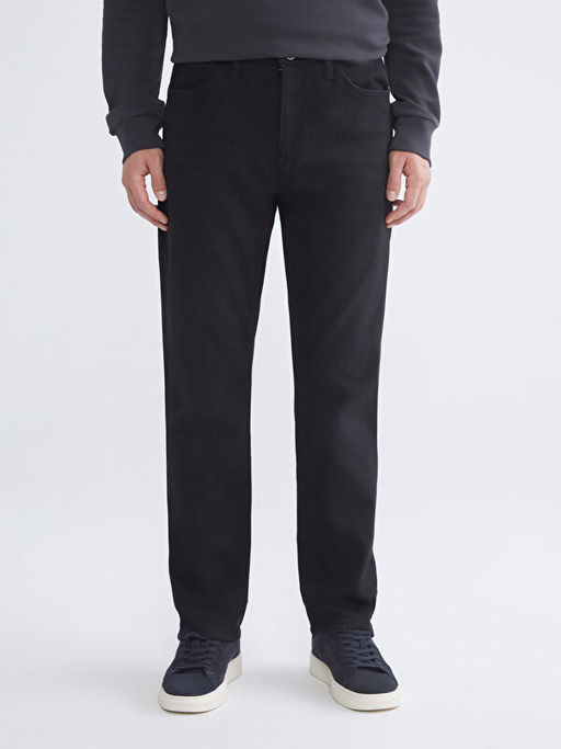 779 Regular Fit ??i Polarl? K??l?k Erkek Jean Pantolon