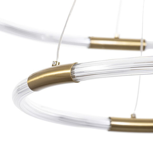 Светильник «Рингас» 2хLED 68 Вт 3000-6000К золото 57×57×120 см BayerLux