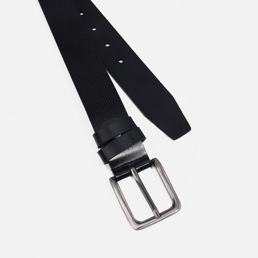 Ремень мужской, ширина 4 см, винт, пряжка металл, цвет чёрный - Simaland фото 2