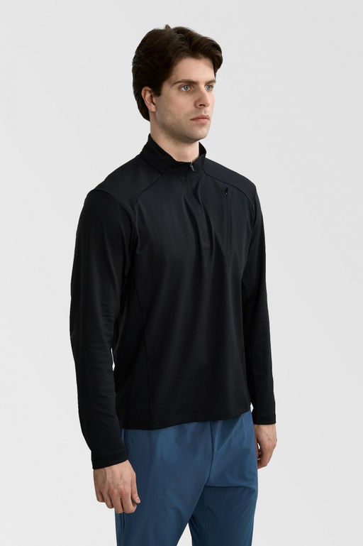 Лонгслив Черный Guanjun Hiking LS Tee - Anta фото 2