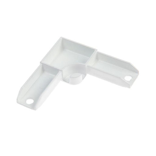 Цена за 4 шт. Уголок соединительный, металлический, белый