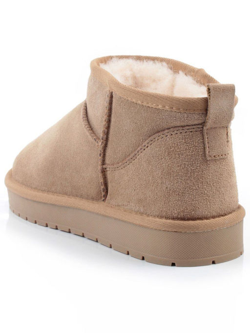 PF8300-3 BEIGE Угги женские (натуральная замша, 100% шерсть)