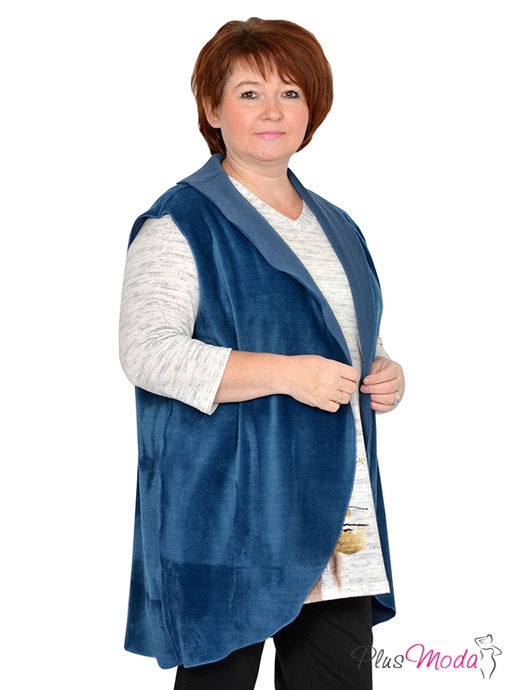 Жилет Модель №522 размеры 44-84 - Plusmoda фото 11