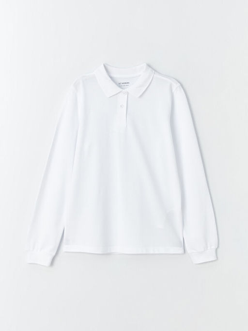 Polo Yaka Basic K?z ?ocuk Ti??rt 2li - Waikiki фото 2