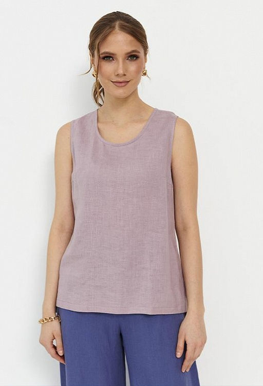 Блузка из 100% льна премиального качестваМарсель - Vals фото 2