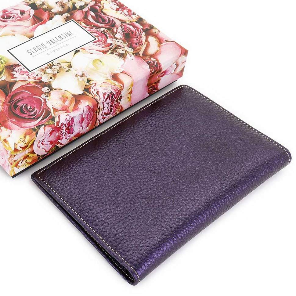 Женская кожаная обложка для паспорта Sergio Valentini СВ 8140-005/2  фото 3