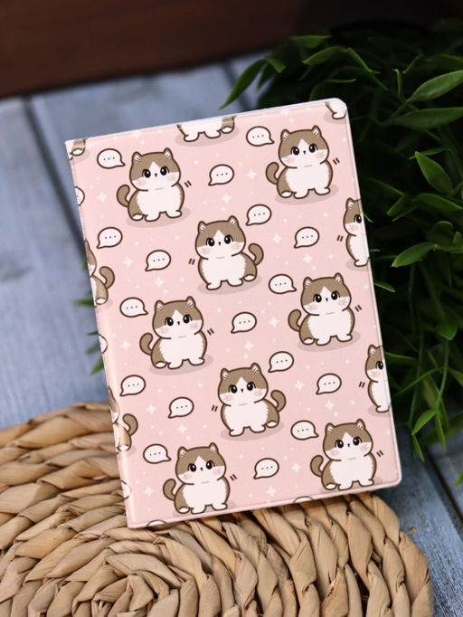 Обложка для паспорта Аниме Many cute cat, плотность 600 мкм