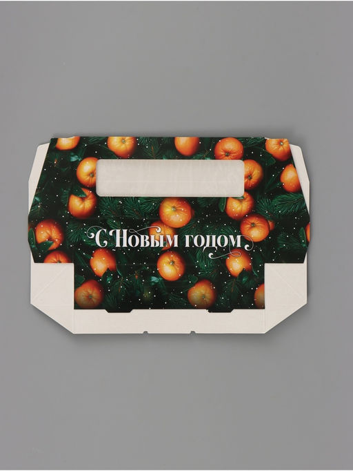 Цена за 5 шт. Коробка складная «Мандарины», 17 × 7 × 4 см