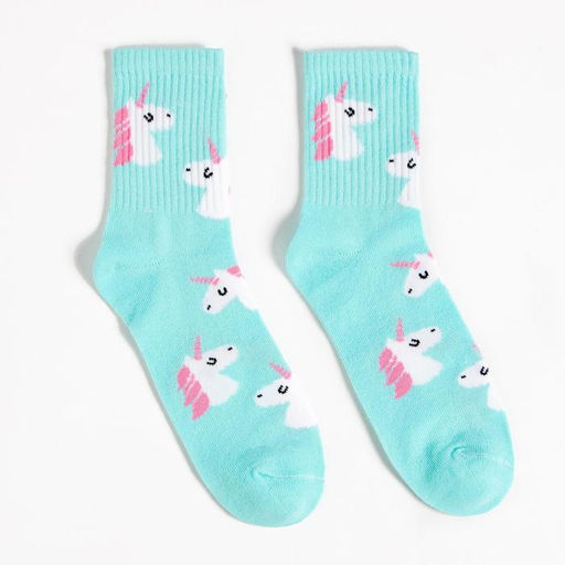 Новогодний подарочный набор термос и носки 3 пары KAFTAN Единорог, размер 36-39 фото 6