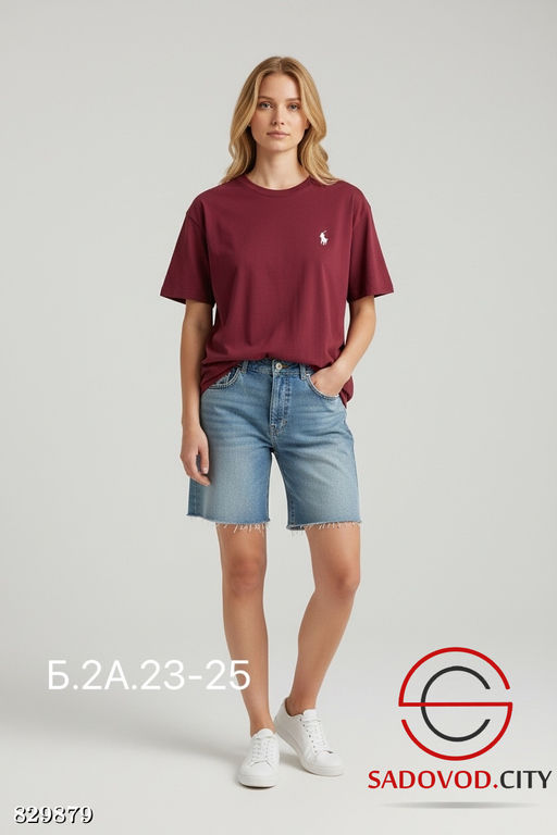 Футболка женская из хлопка