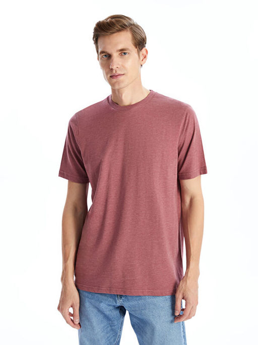 Bisiklet Yaka Penye Erkek Ti??rt