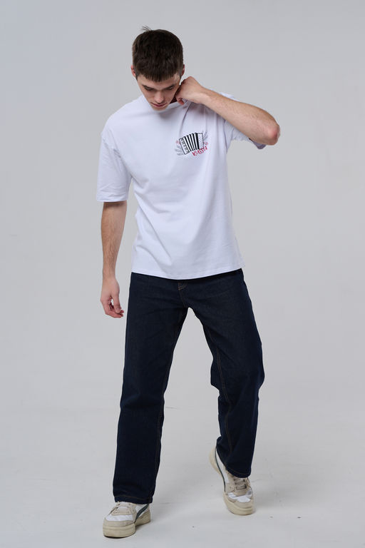 8579 футболка оверсайз мужская