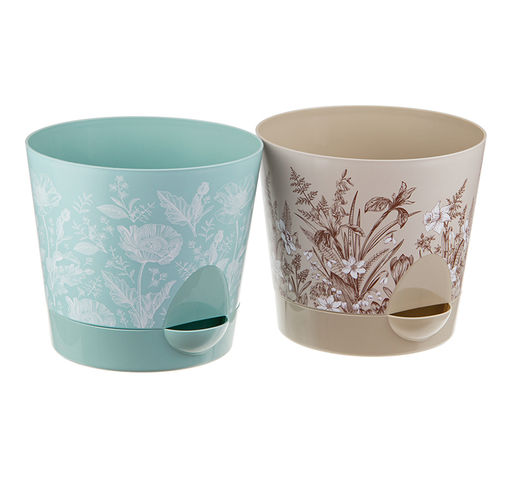 Кашпо НИКА ДЕКО D150 мм 1,6 л с прикорневым поливом арт.М3077 - Полимербыт фото 6