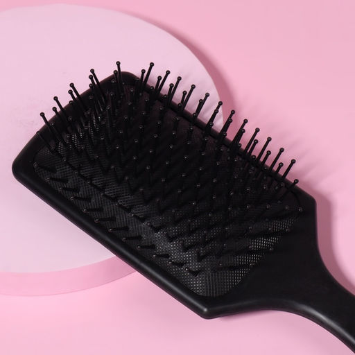 Цена за 2 шт. Расчёска массажная, 8×24(±1) см, чёрная